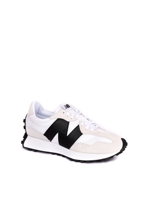 White 327 sneaker NEW BALANCE | 327CWB ULEATHER-WHT/BLK